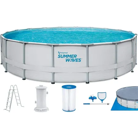 Summer Waves Frame Elite Pool 549 x 132 cm mit Filterpumpe
