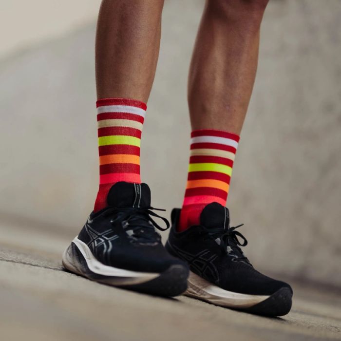Incylence Unisex Strømper Running Levels Socks Rød