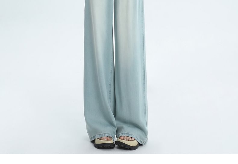 Faiar - High Rise Washed Wide Leg Jeans (diverse designs)