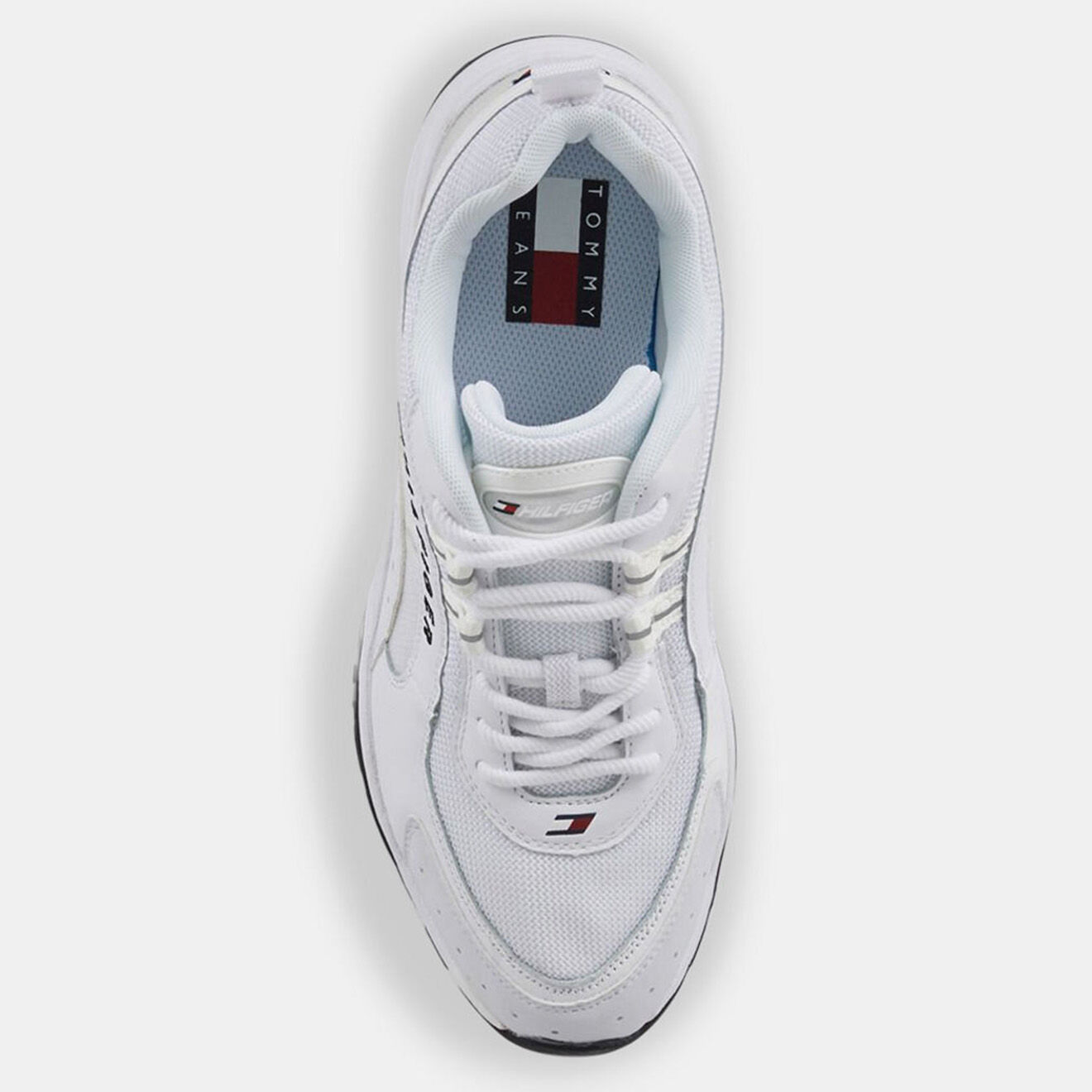 Tommy Hilfiger Baskets en Cuir Runner blanches