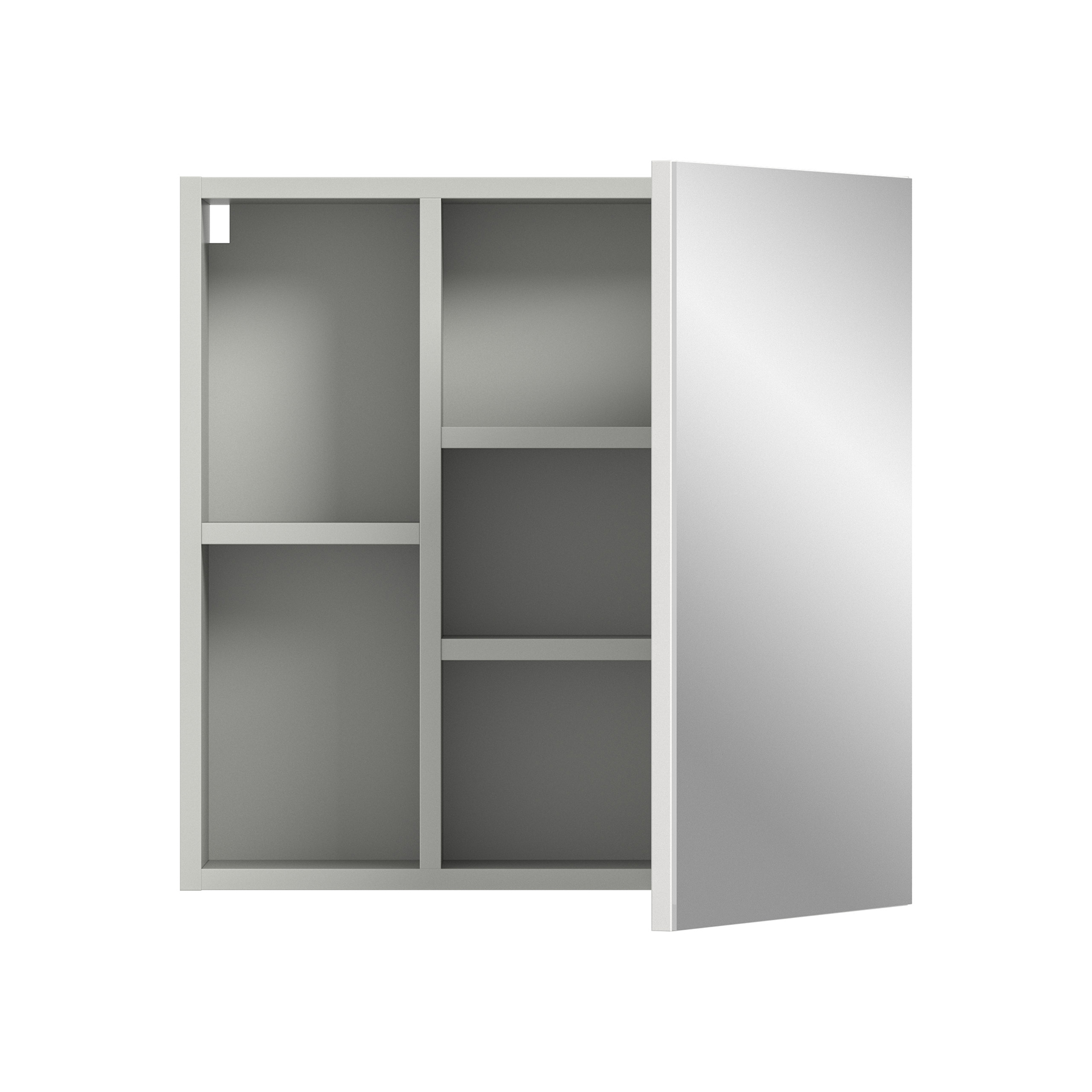 Spiegelschrank COPA - hellgrau - 55 cm