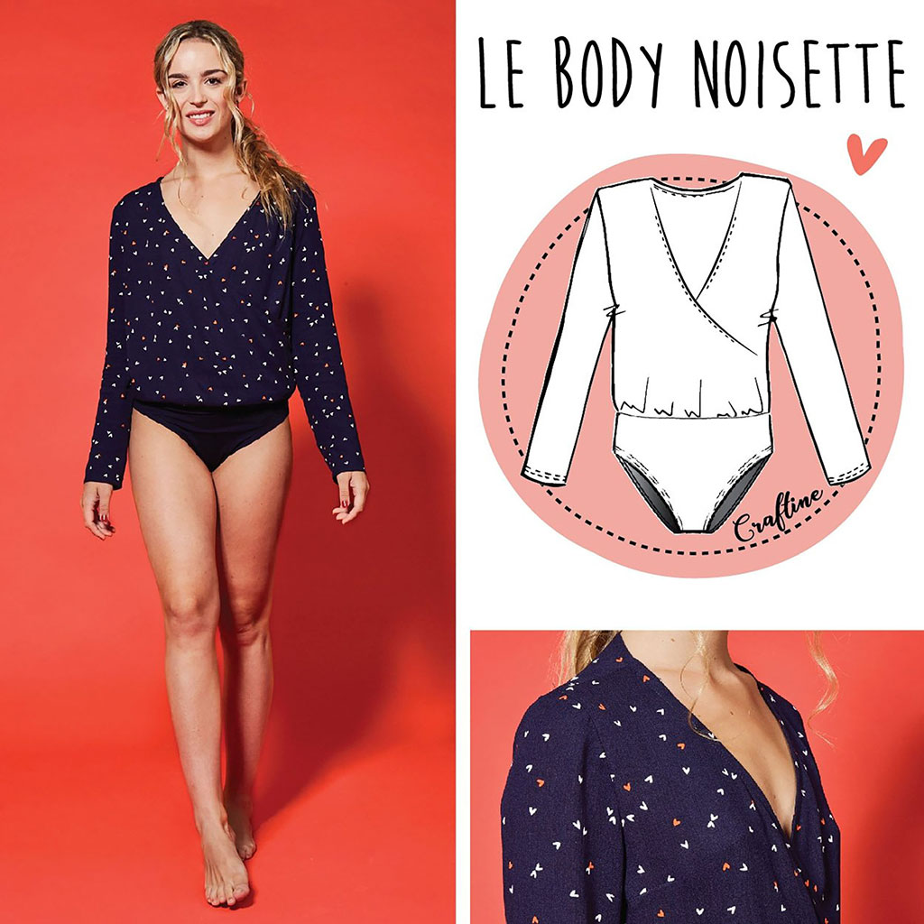 Patron body Noisette - CRAFTINE