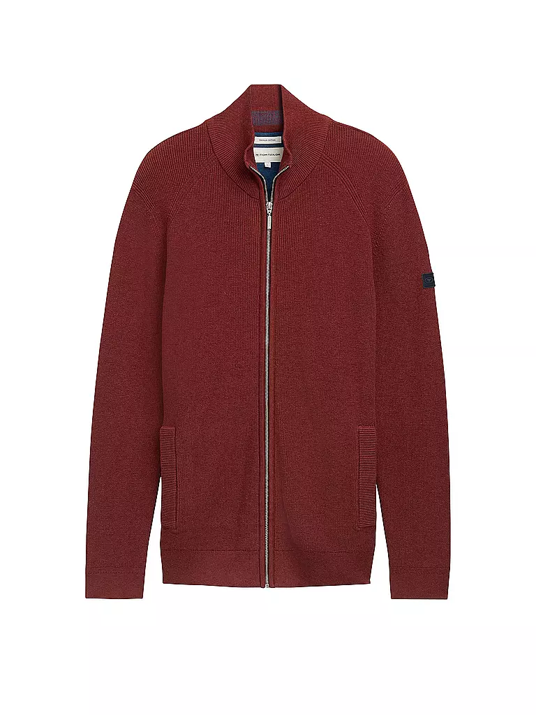 TOM TAILOR Strickjacke rot