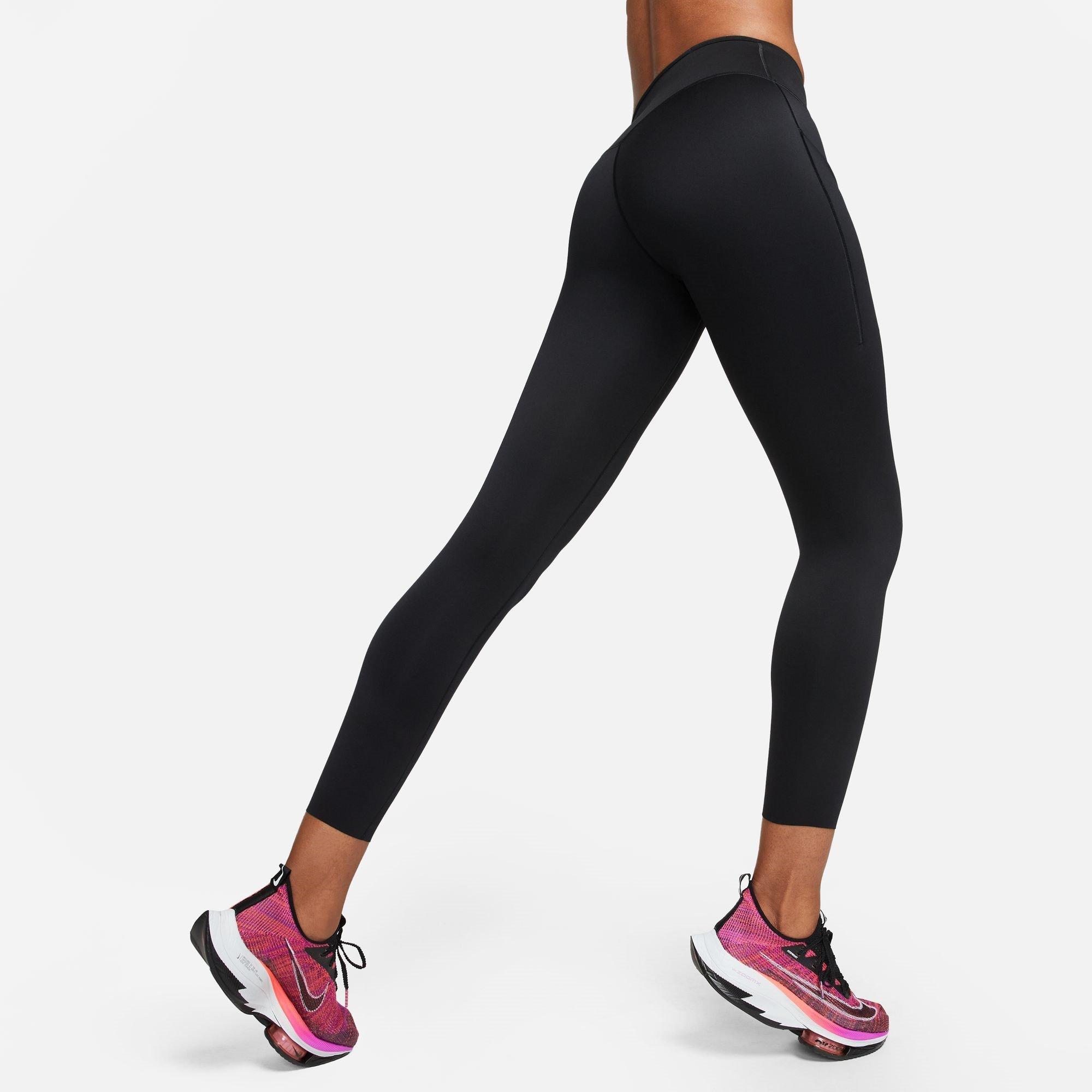 Nike Dri FIT Go Womens Firm Support Mid Rise 7 8 Leggings with Pockets