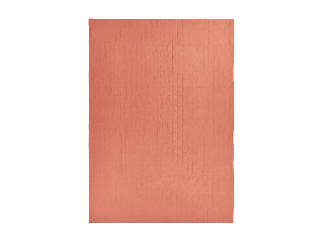 Couvre-lits MARAKA Coton 150 x 200 cm Rouge clair