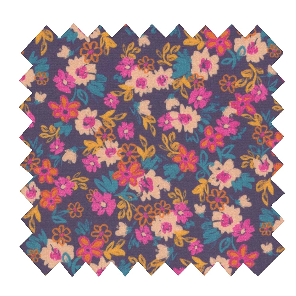 Tissu Voile Hippie Fleurie