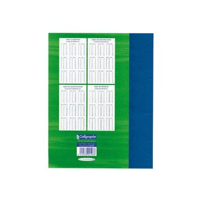 Calligraphe 7000 - Cahier de brouillon 17 x 22 cm - 96 pages - grands carreaux (Seyes)