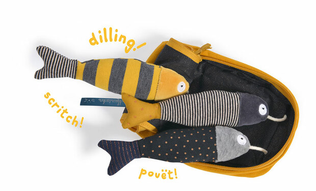 Boite à sardines d'activités Les Moustaches - MOULIN ROTY