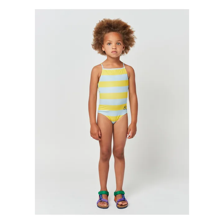 Bobo Choses Maillot de Bain 1 Pièce Rayé | Jaune