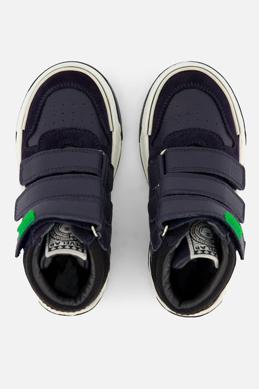 Develab sneakers met klittenband blauw