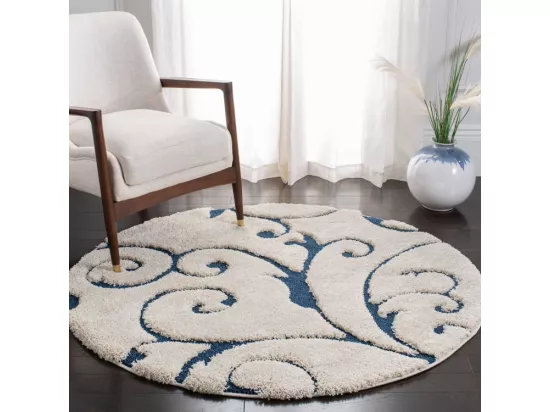 Tapis Blue 122 X 122 cm - Rosalind