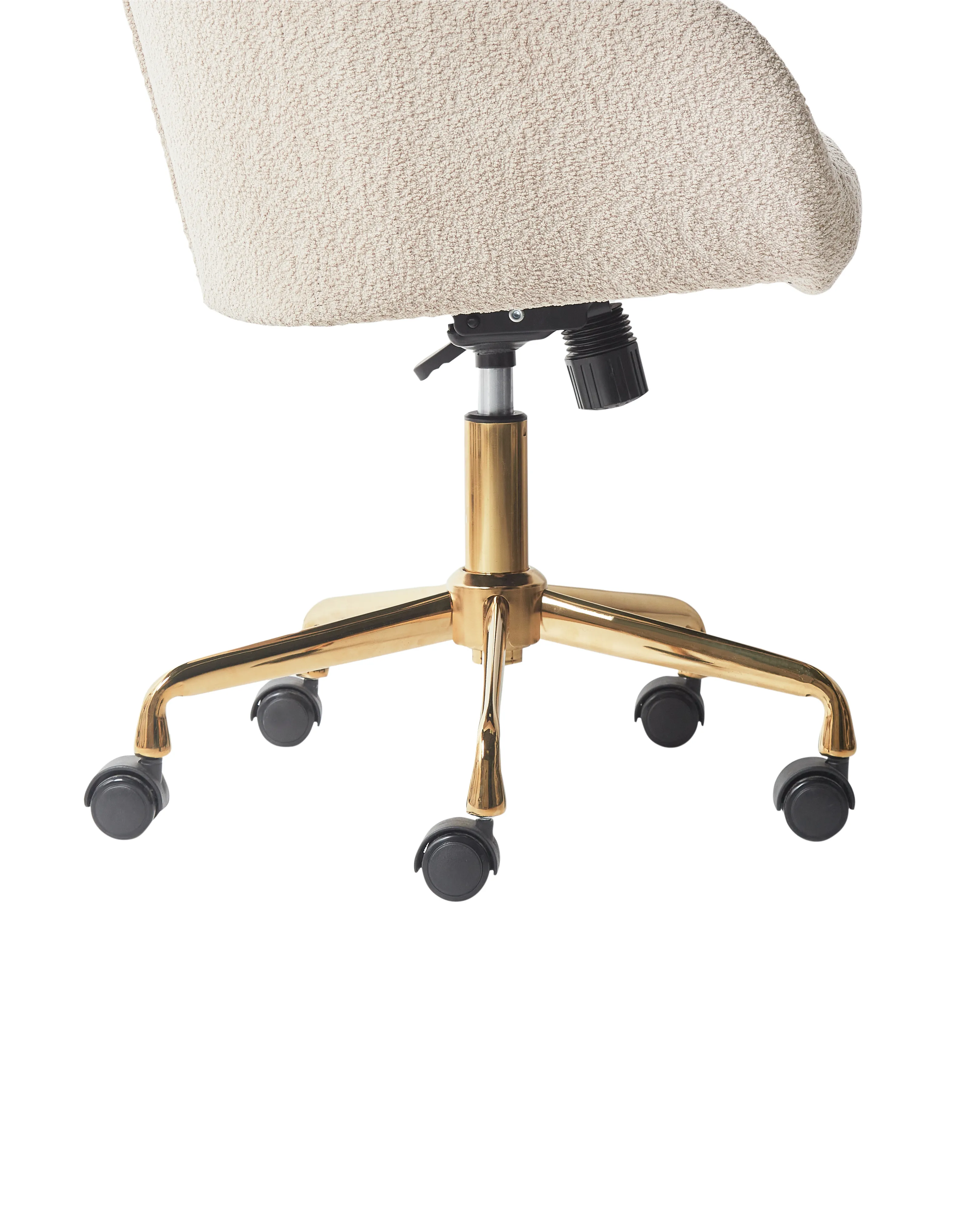 Bureaustoel PALMDALE Bouclé Beige