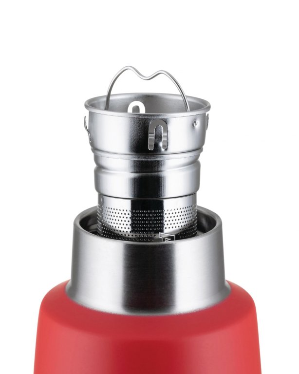 Alessi Food à porter thermosfles grijs