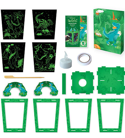 Box Candiy Kreatives Spielset - Laternen-Kratzkunst-Set - Totall