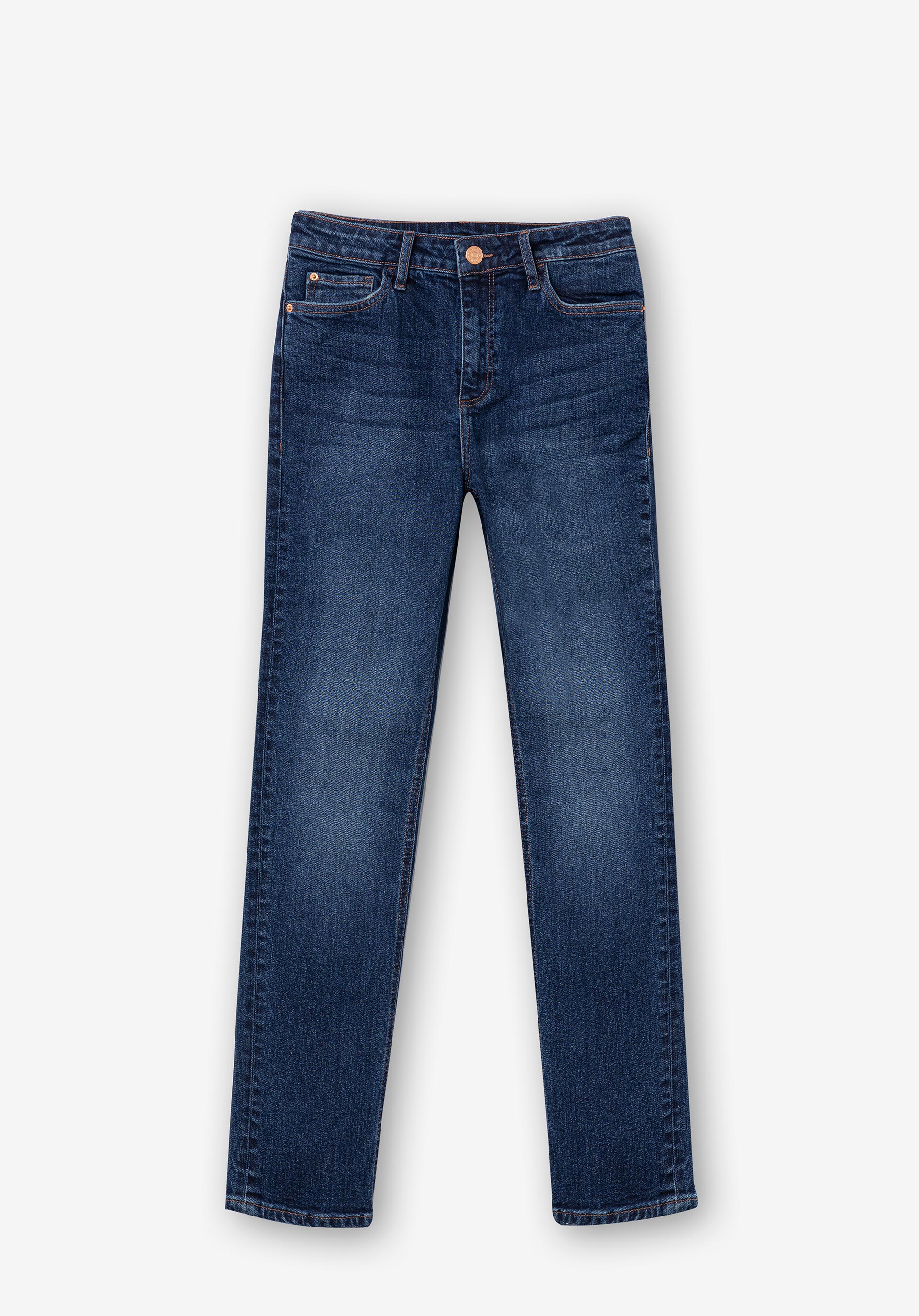 Jeans Jennifer Slim Fit Cintura Alta