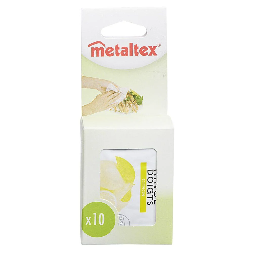 Rince doigts parfum citron x10