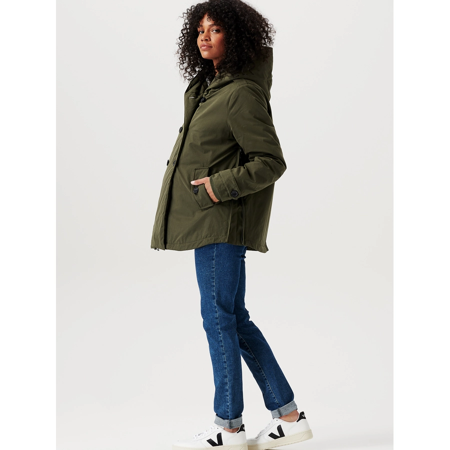 Noppies Umstandsjacke Winter Abby 2-way Olive