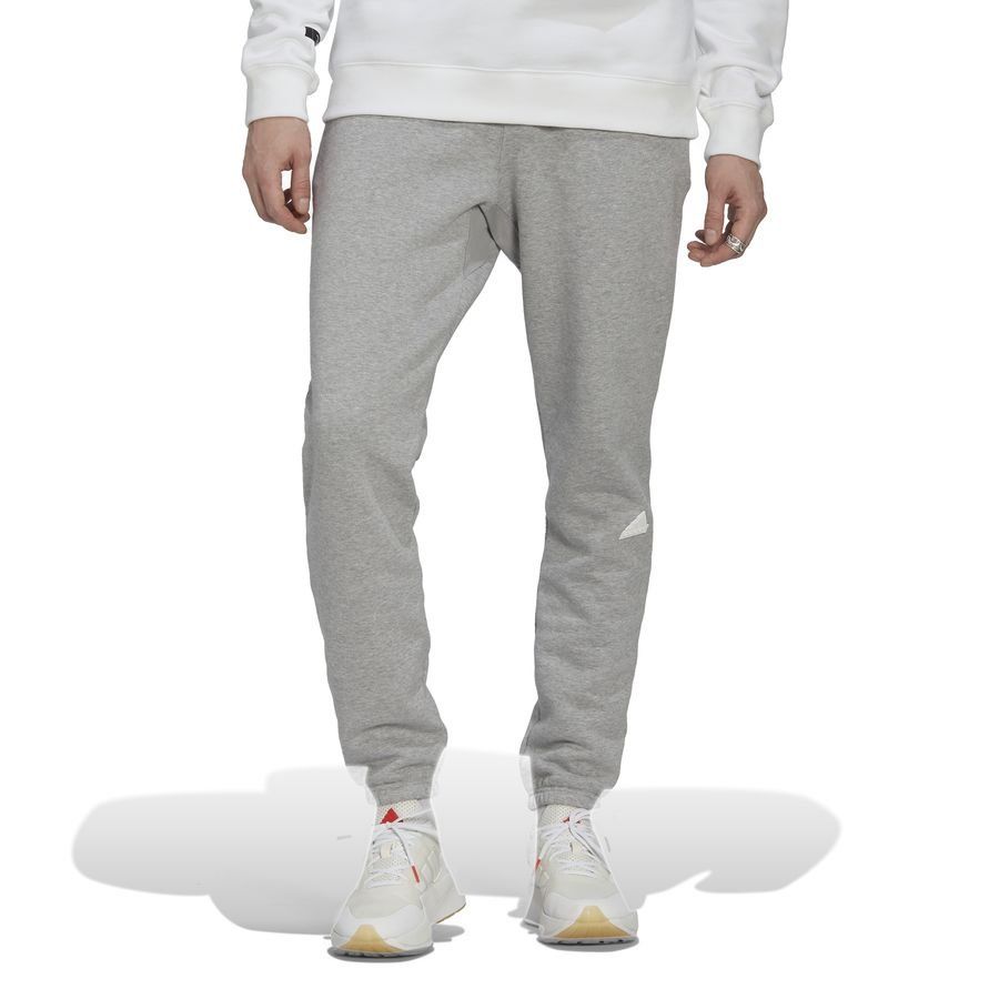 adidas Bas de Survêtement Fleece - Gris/Blanc