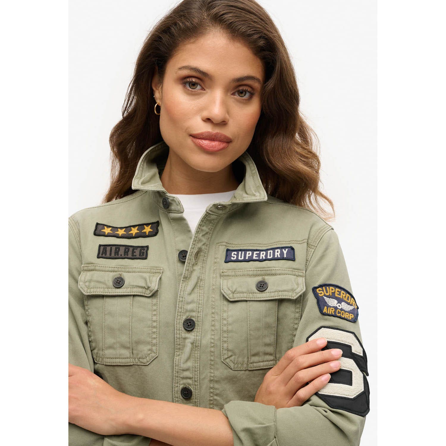 Superdry  Scoutshirt met lange mouwen