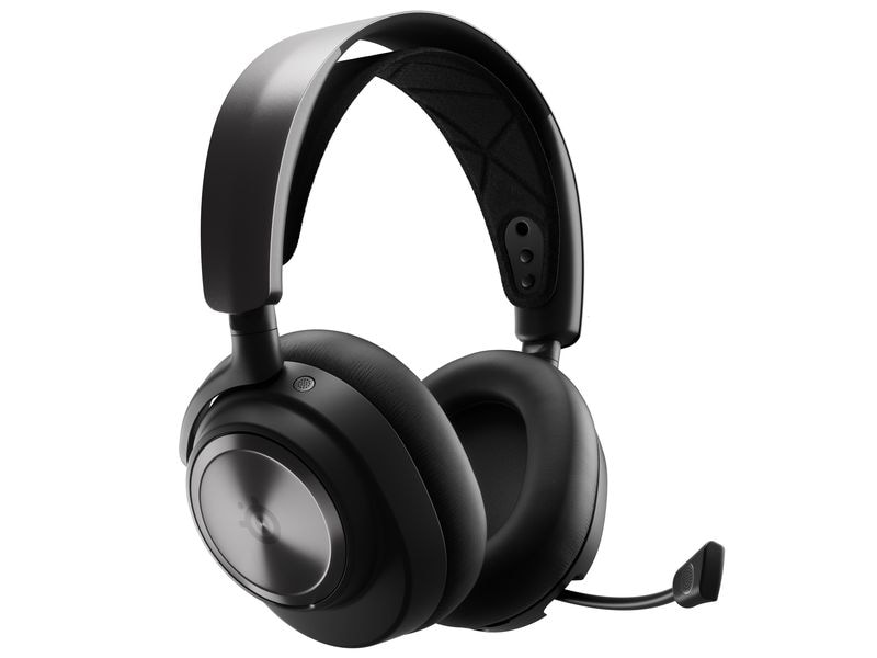 Steel Series Headset Arctis Nova Pro Schwarz Kopfhörer mit Hi-Res-Treibern und Sonar-Software