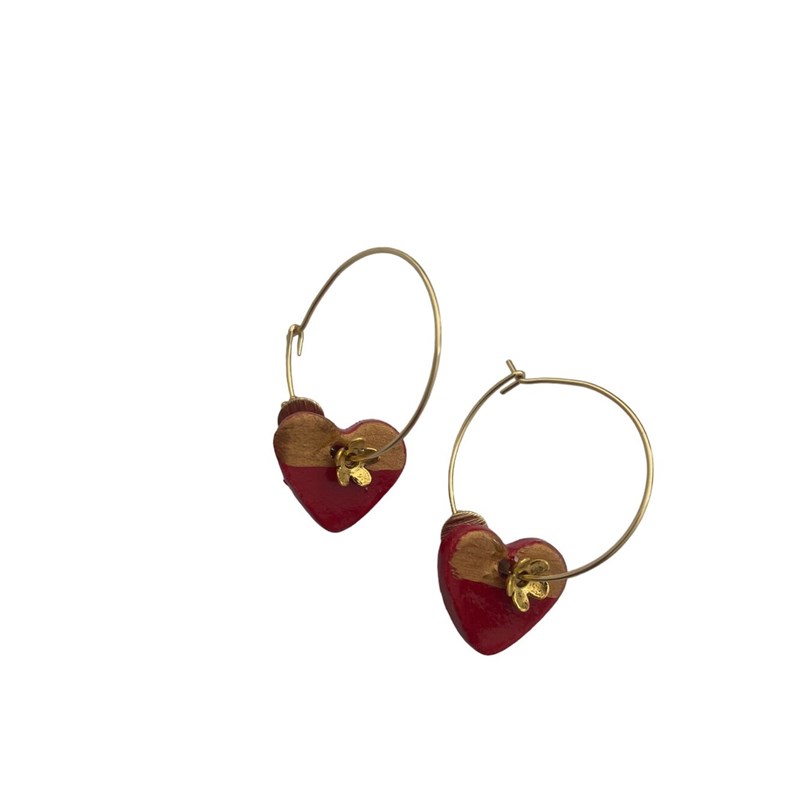 Boucles d'oreilles céramique