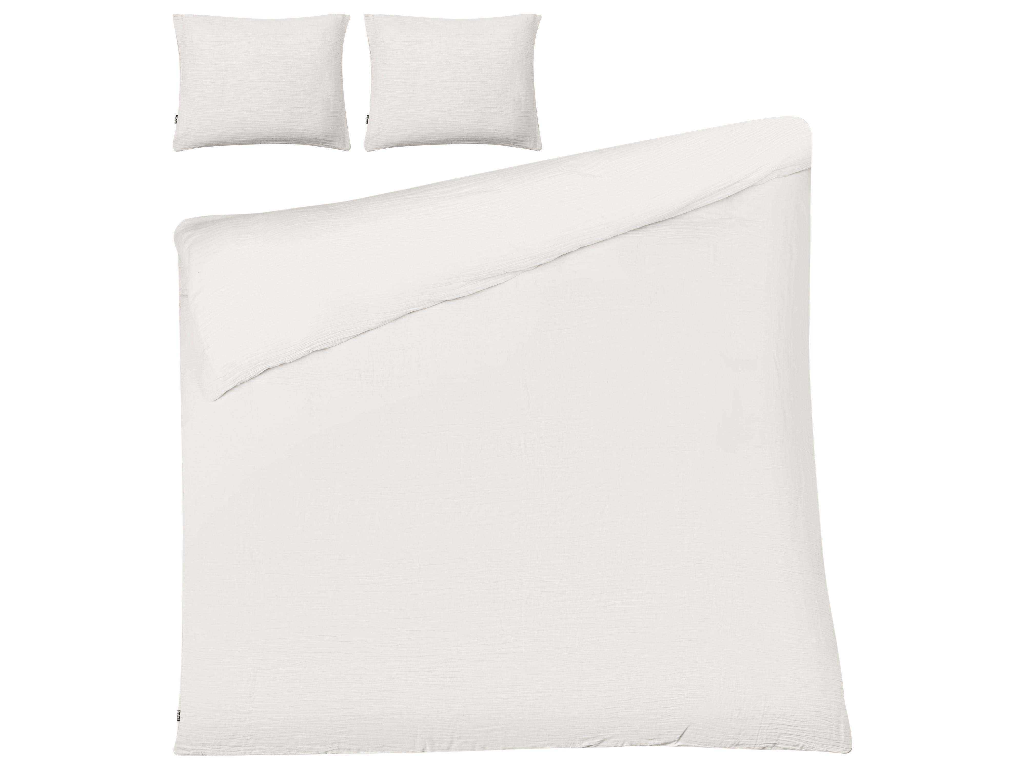 Dekbedovertrekset SUMNER Mousseline 220 x 240 cm Gebroken wit