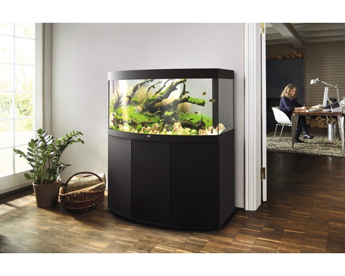 JUWEL Vision 260 SBX aquariumcombinatie met ledverlichting, filter, verwarming en zwarte kast