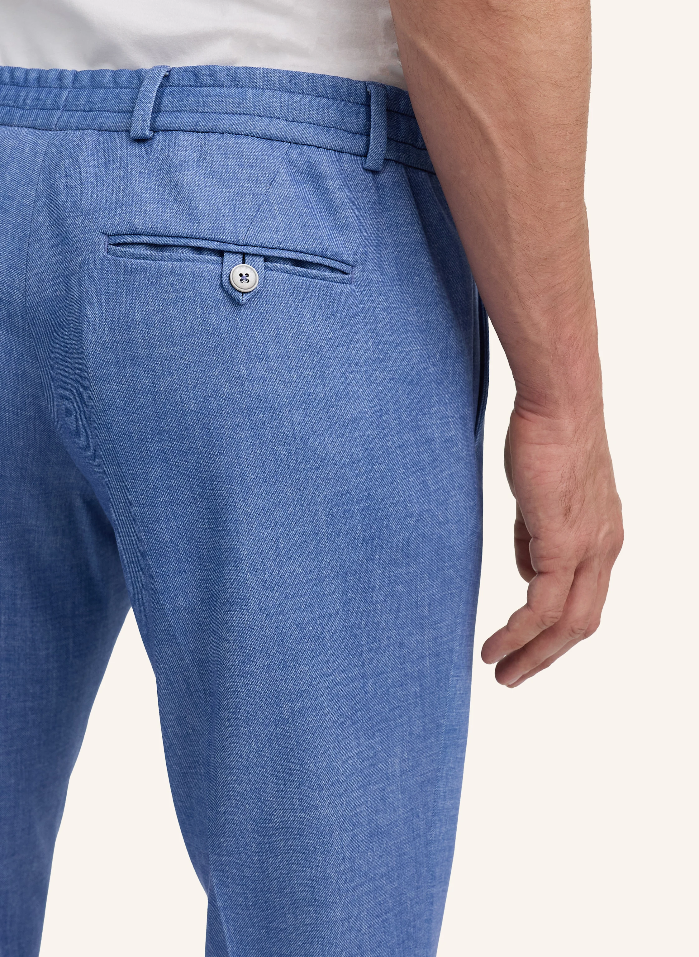 ZUITABLE Anzughose DISPARTAFLEX Slim Fit aus Jersey