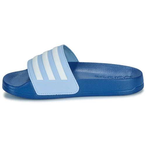 Adidas Sportswear - ADILETTE SHOWER K - Bleu / Blanc