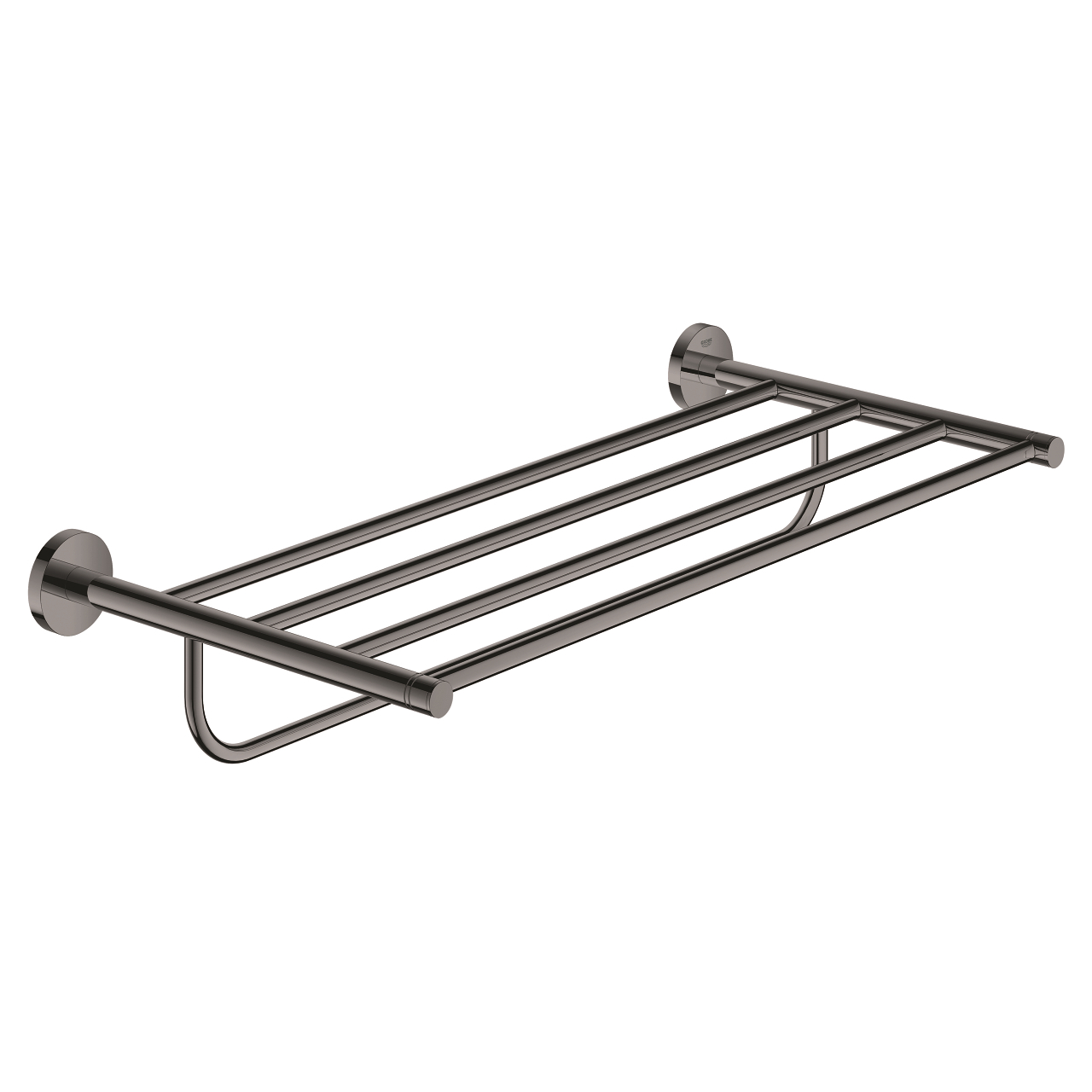 Grohe Essentials handdoekrek met plateau 55cm hard graphite