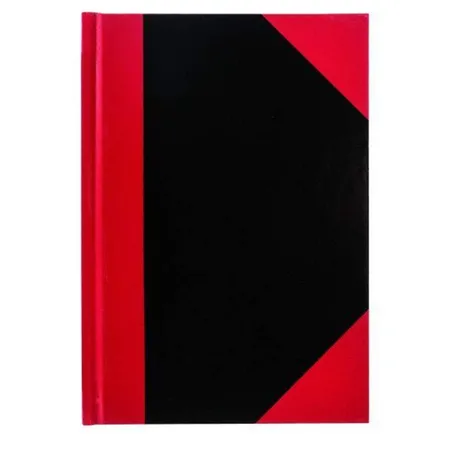 Idena Kladde, DIN A6, rot-schwarz, 96 Blatt