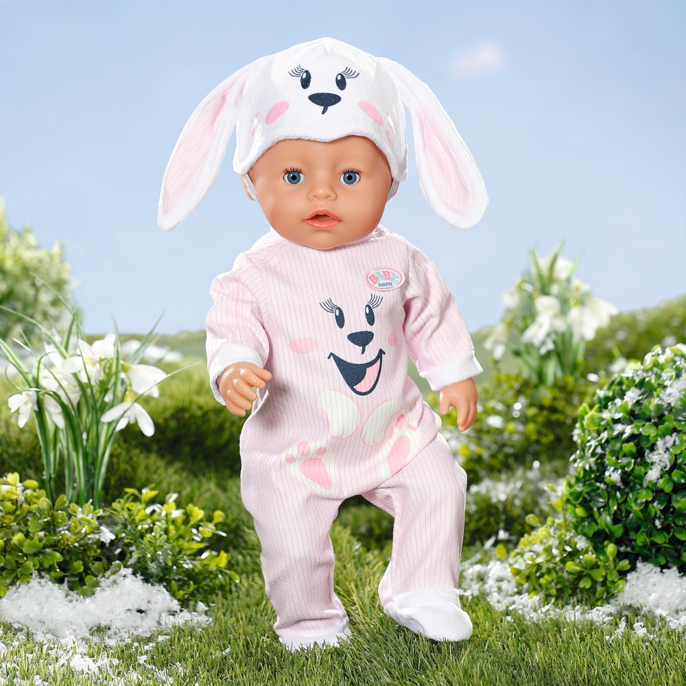 BABY geborener Kuschelanzug Hasenoutfit