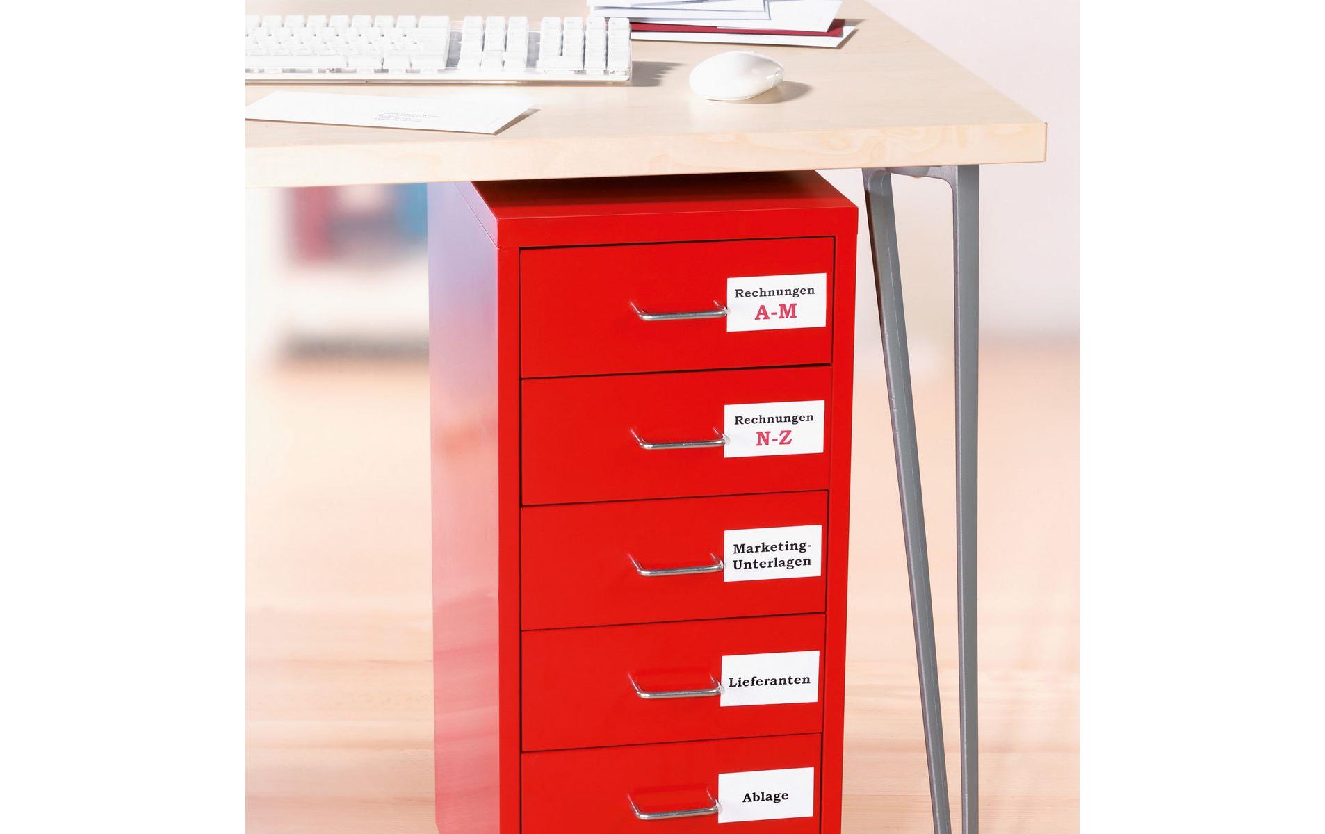 Universal-Etiketten 9.7 x 67.7 cm, 25 Blatt, WeissPersonalisierbare Etiketten ideal für Büro & Handel