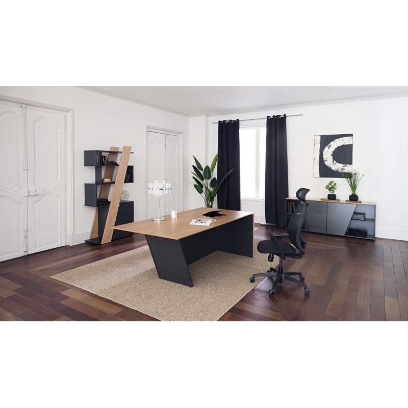 Bureau de direction Helyos L 200 x P 100 cm