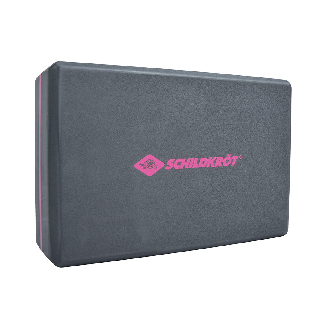 Schildkröt Fitness Yoga Schaumstoff-Block grau/pink