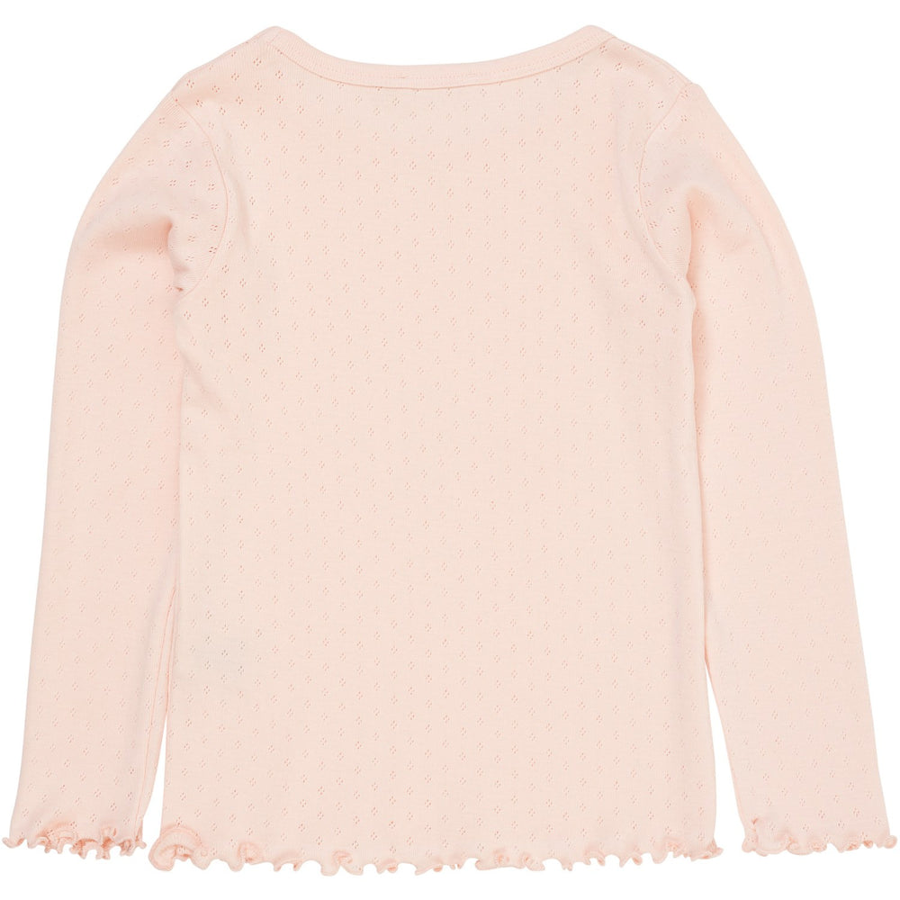 Køb COPENHAGEN COLORS Dusty Rose Summer Pointelle Ls Bluse