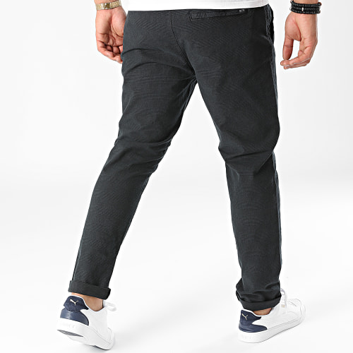 Pantalon A Carreaux Esmart Bleu Marine