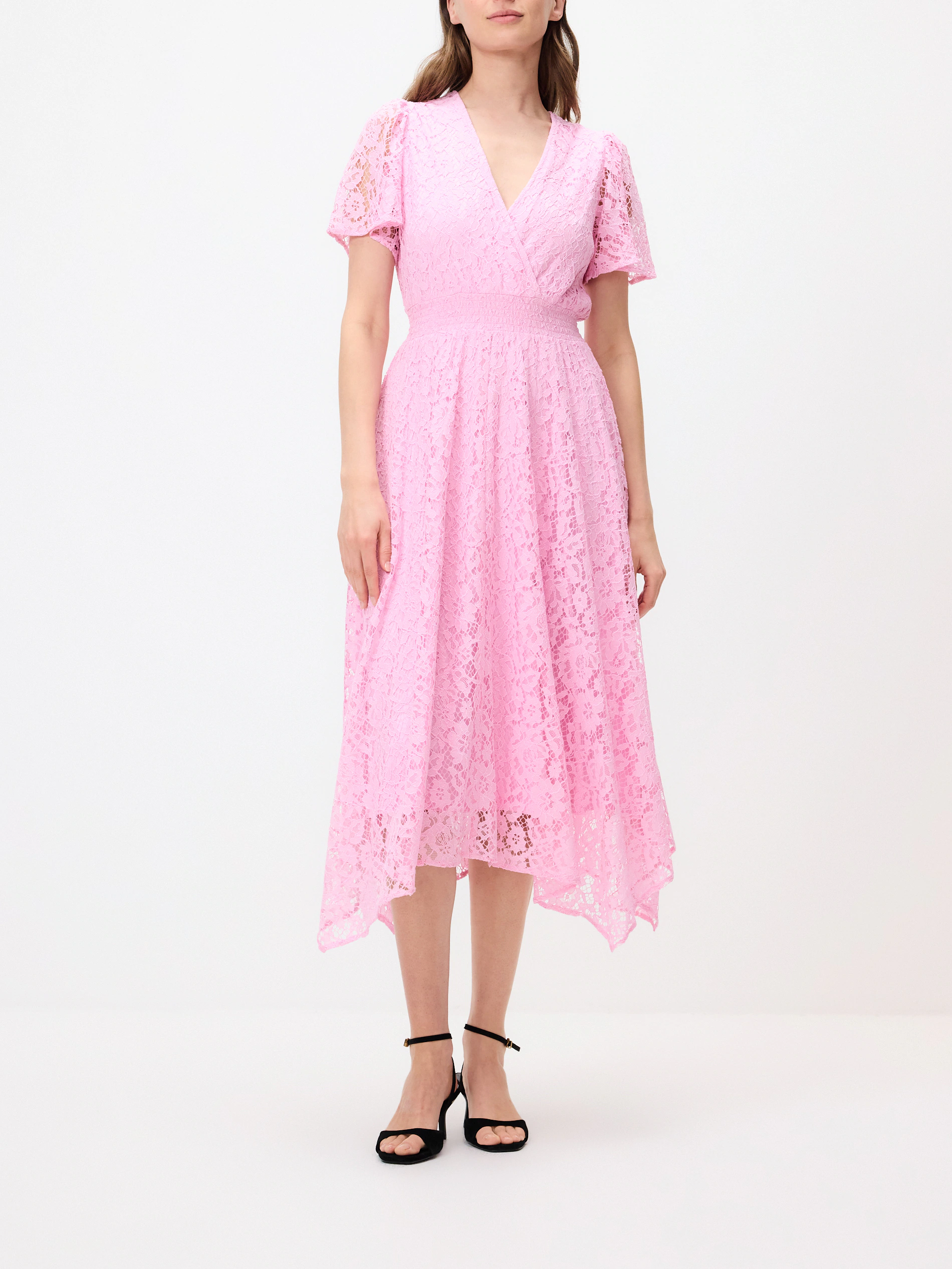 Spitzenkleid Midi