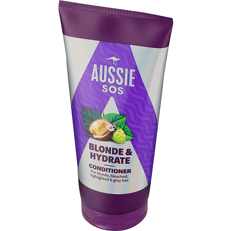 Balsam blond, gråt og highlightet hår