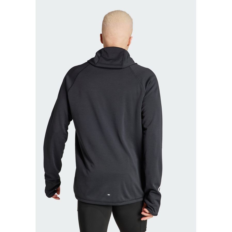 Adidas Sweat-shirt à capuche Own the Run 3 bandes