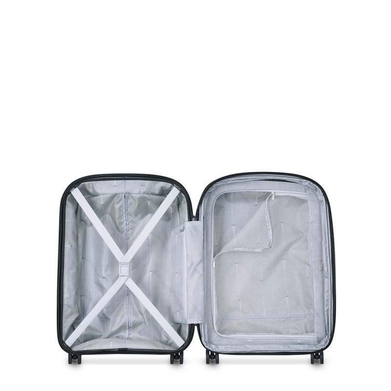 Valise cabine rigide Slim Belmont Plus 55 cm Bleu