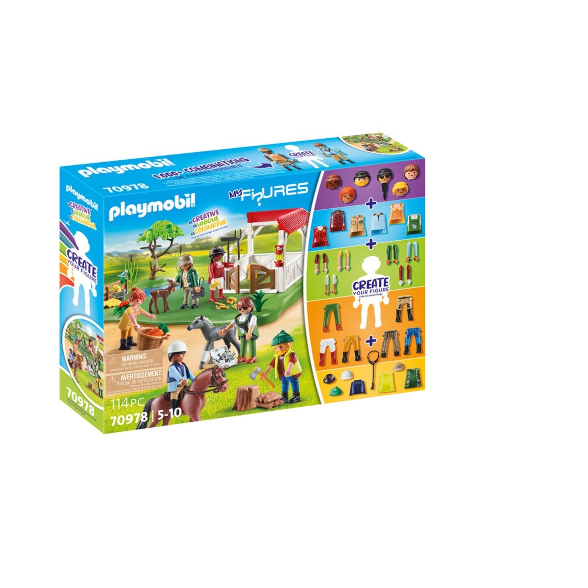 Ranch équestre Playmobil My Figures 70978