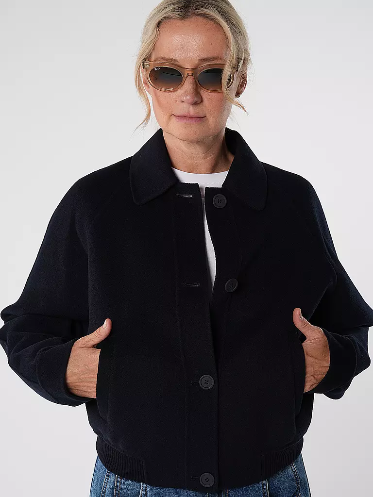 MAX MARA STUDIO Wolljacke BACO  dunkelblau