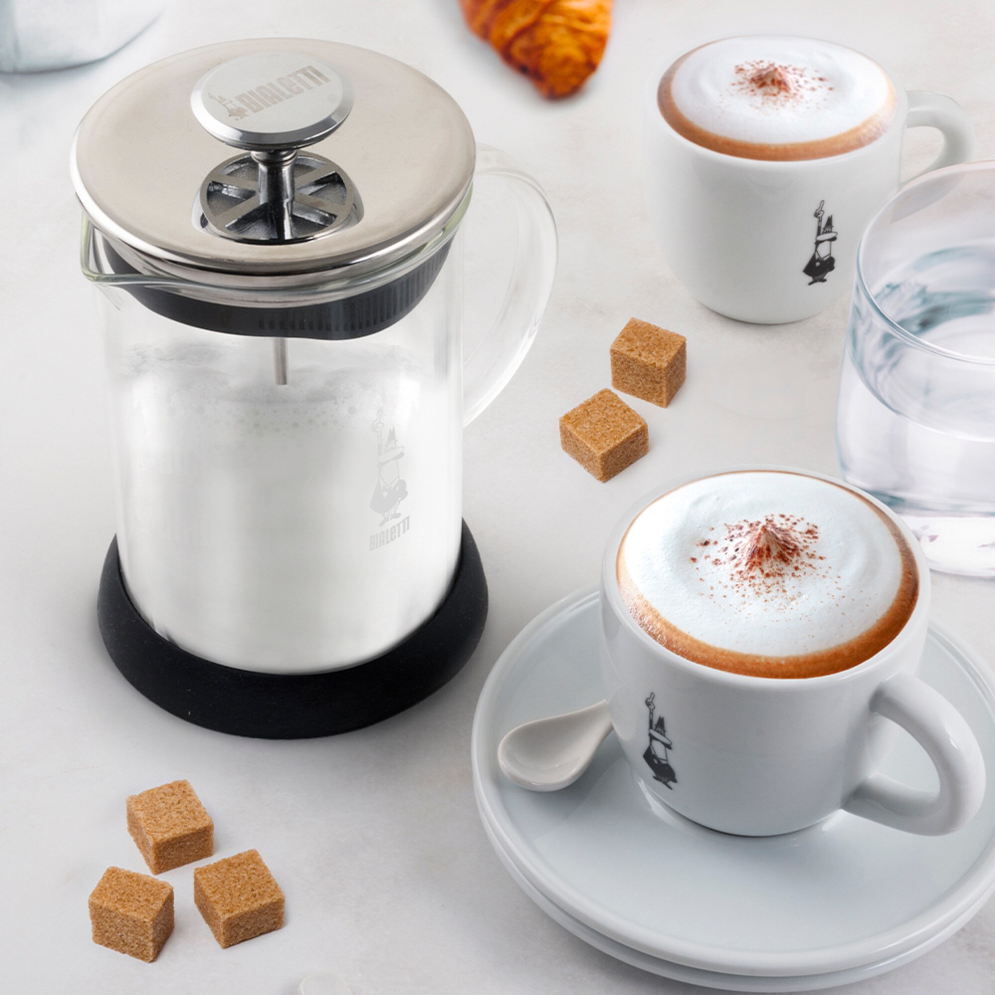 Bialetti Milchaufschäumer Cappuccinatore aus Glas