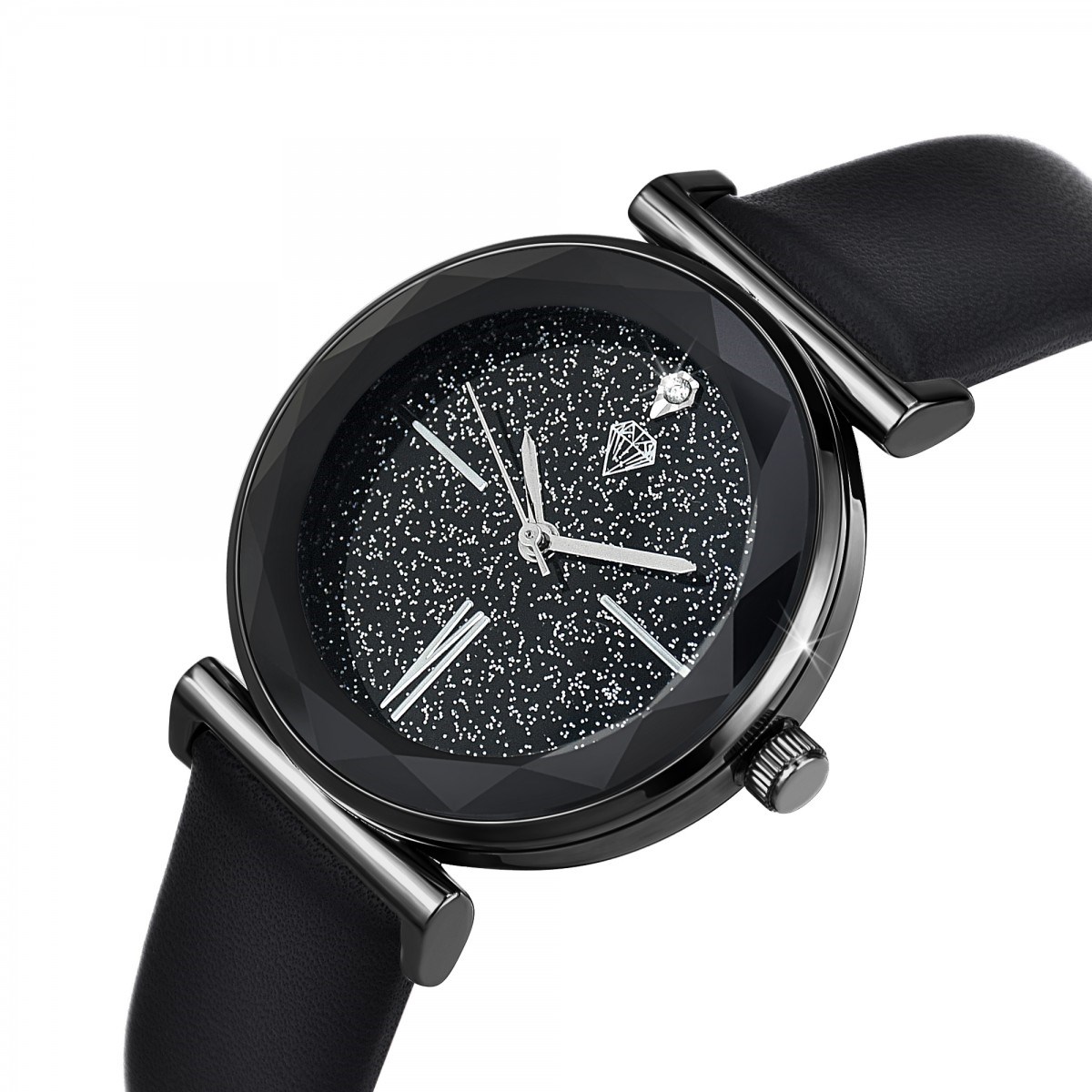 Montre Kamila élégante SC Crystal ornée d'un véritable diamant