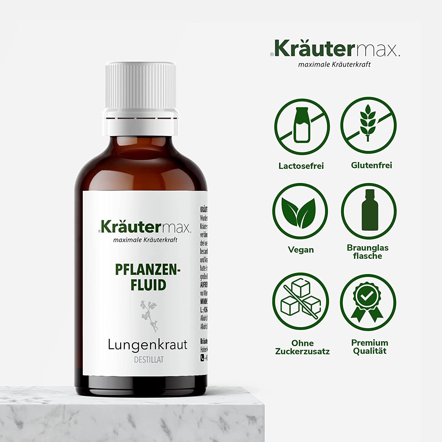 Kräutermax Pflanzenfluid Lungenkraut Tropfen