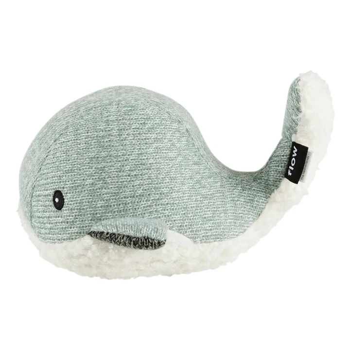 Flow Peluche veilleuse Baleine Moby | Vert
