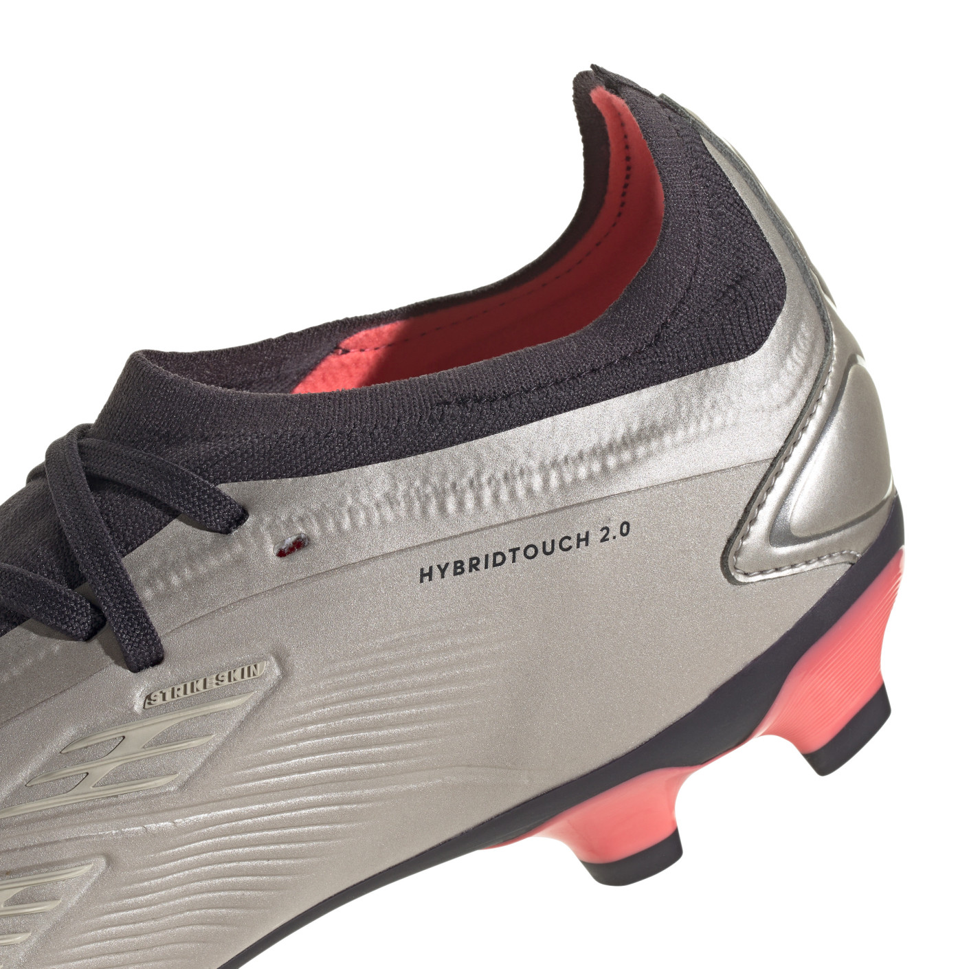 Adidas Predator Pro Gras / Kunstgras Voetbalschoenen (MG) Zilver Zwart Roze
