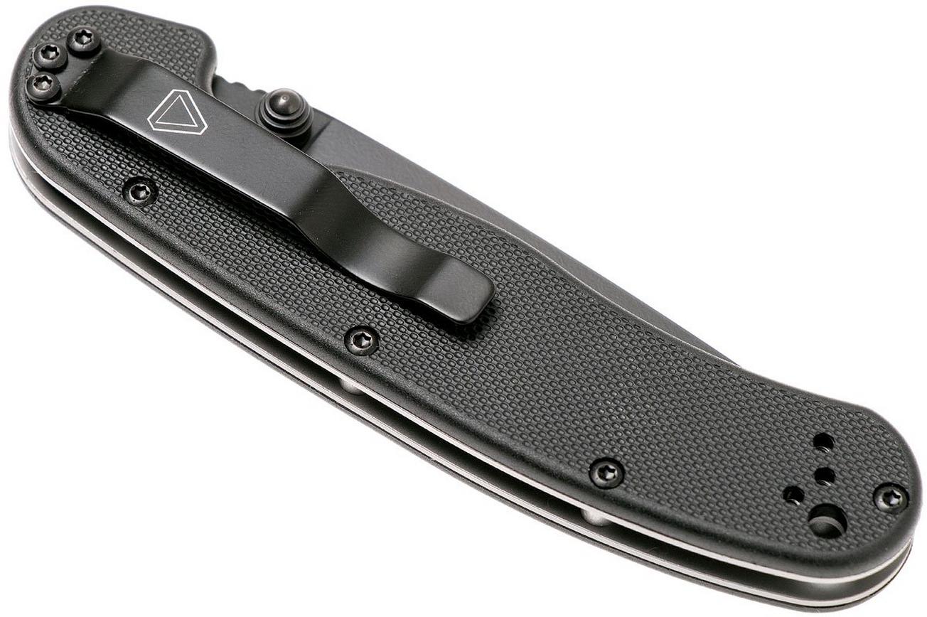 Ontario RAT-2 BP plain edge zwart, 8861