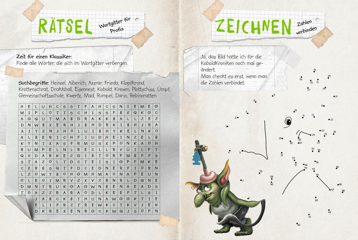 KoboldKroniken. Puzzle im Buch. Voll verheinzelt. 300 Teile